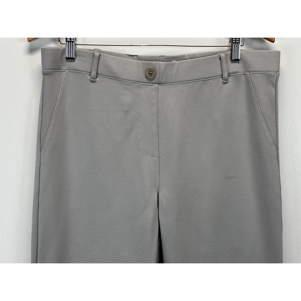 Betabrand Dress Yoga Pants Womens XLarge Straight Leg Gray Workwear Career - Picture 2 of 6